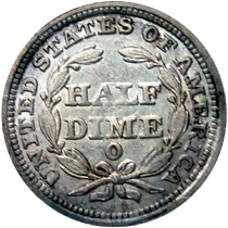 Liberty Seated Half Dime Reverse